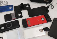 Motorola Moto Z Snaps (veicular, polaroid, projetor, som, tv digital, joystick, 360 e outros)
