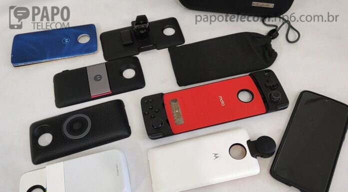 Motorola Moto Z Snaps (veicular, polaroid, projetor, som, tv digital, joystick, 360 e outros)