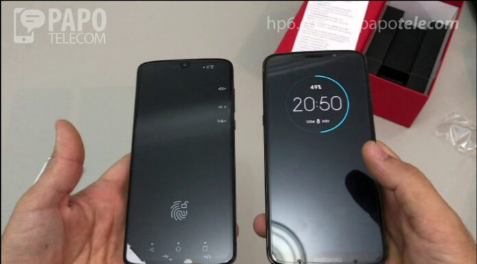 Motorola Moto Z4 (unboxing) Insta-Share Printer (Z3 e Moto Mods)