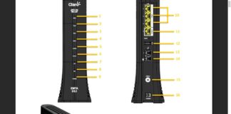 Novo Modem Claro Sagemcom F@ast3896 DocSis 3.1 Cabo Coaxial Wifi 6 AX e Porta LAN 2.5 Gbps
