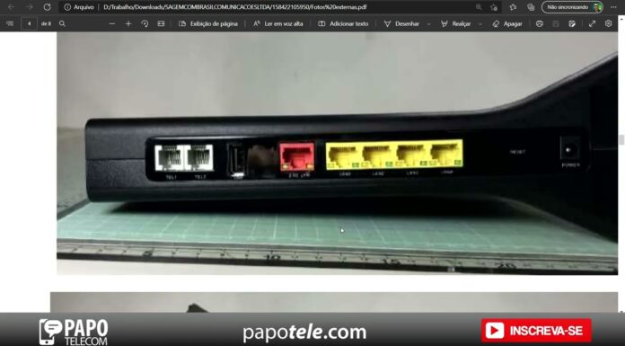 Novo Modem TIM LIVE Fibra com Wi-Fi 6 AX – Sagemcom F@ST 5670