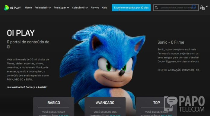 Oi Play (streaming on line – tv por assinatura)