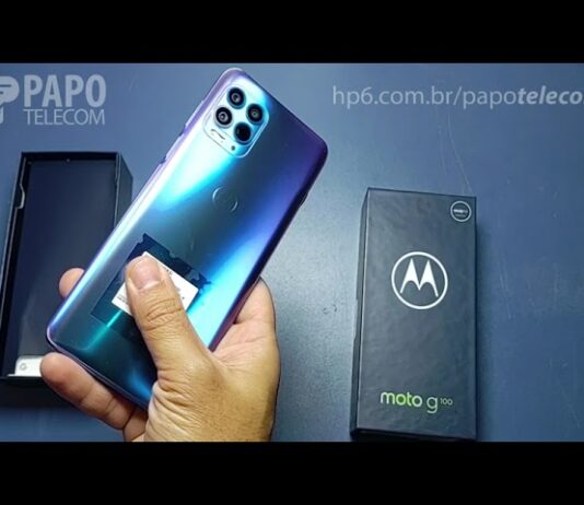 Unboxing Moto G100 + Cabo HDMI (motorola mais potente)