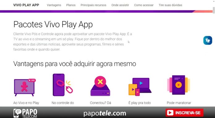 Vivo Play App (Novo Serviço de Streaming com Canais AO VIVO p/ clientes da VIVO