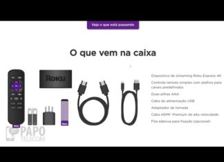 Roku Express 4K 3940PT-BR (detalhes, especificações, aplicativos) Smart TV 4K