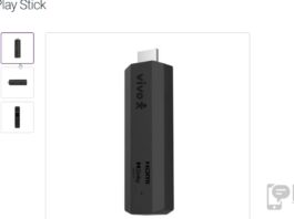 Vivo Play Smart TV Stick 4k HP4619 com Android TV Personalizado