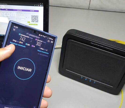 Vivo Fibra 500 Mega com Wi-Fi 6 (ax) modem GPT-2742GX4X5 MitraStar