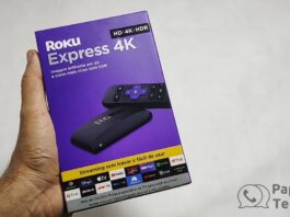 Roku Express 4K 3940X2 (unboxing e testes) AirPlay iPhone 3940BR2-SG