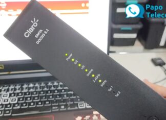 internet Claro Coaxial 500 mega – Modem Techicolor TC3102 (configurações e velocidade cabo e Wi-Fi)