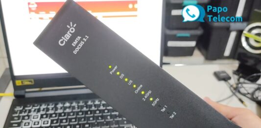 internet Claro Coaxial 500 mega – Modem Techicolor TC3102 (configurações e velocidade cabo e Wi-Fi)