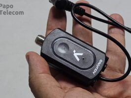 Amplificador de Sinal TV Digital Aquário Booster BT-26 (melhore o sinal da sua tv aberta)