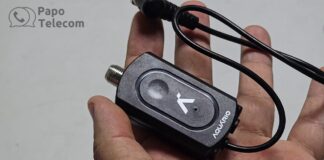 Amplificador de Sinal TV Digital Aquário Booster BT-26 (melhore o sinal da sua tv aberta)