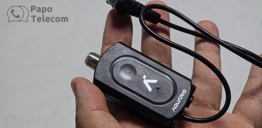 Amplificador de Sinal TV Digital Aquário Booster BT-26 (melhore o sinal da sua tv aberta)