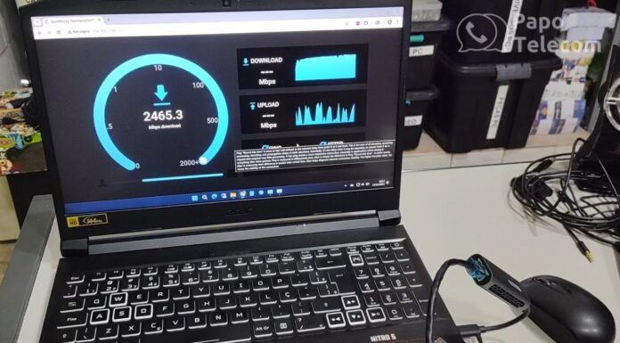 Testes de velocidade com Adaptadores de Rede USB – TP Link 1Giga e WaveLink 2.5 Giga