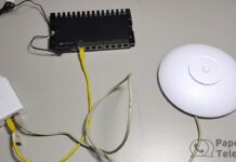 AP UniFi U7-Pro Ubiquiti Wi-Fi 7 BE (unboxing e testes) Porta 2.5Gbps (fonte PoE+)