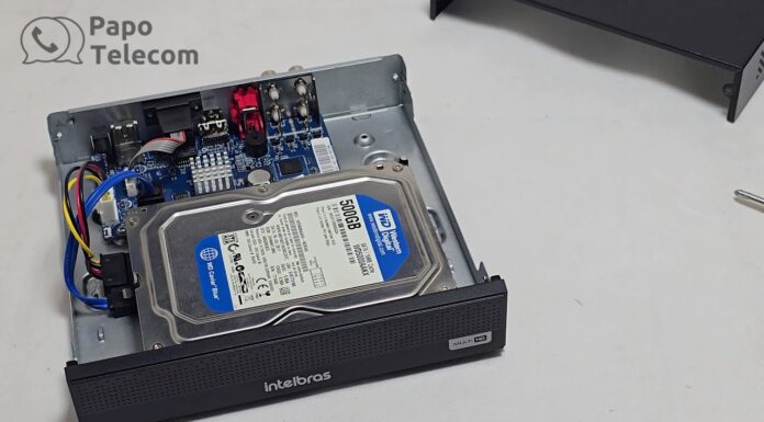 DVR intelbras MHDX-1104-C – 4 Canais Analógicos e 1 canal IP (modo NVR 5 canais IP) unboxing e HD