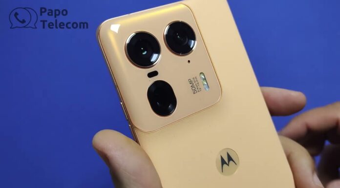 Motorola Edge 50 Ultra Peach Fuzz (unboxing) Cor Pantone Pastel