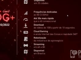 Rede 5G em 3.5Ghz Disponível via NSA, SA e DSS (Claro, Vivo, TIM) Celulares Compatíveis