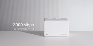 Roteador Mesh Mercusys Halo H80X Wi-Fi 6 3000Mbps – Modos AP e Router