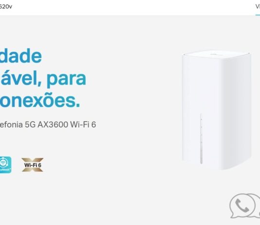 Roteador Wi-Fi 5G TP-Link NX620v (com Wi-Fi 6 e Porta de 2.5Gbps)
