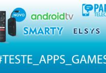 SMARTY Elsys – Android TV – Teste de Aplicativos e Jogos
