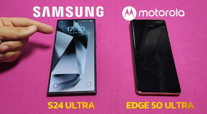 Samsung S24 Ultra vs Motorola Edge 50 Ultra (Testes de Wi-Fi 7, 5G e câmera de zoom teleobjetiva)
