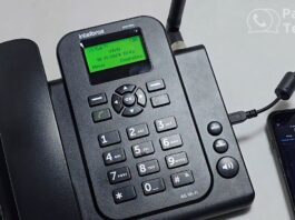Telefone Celular Fixo 4G com Wi-Fi intelbras CFW-9041 (telefone rural 4G VoLTE)