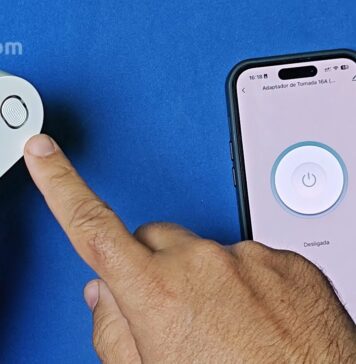 Adaptador de Tomada Wi-Fi 16A inteligente Velds VDS AT16ABW – Ligue seu PC via Alexa