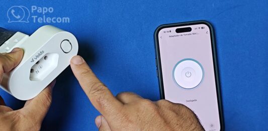 Adaptador de Tomada Wi-Fi 16A inteligente Velds VDS AT16ABW – Ligue seu PC via Alexa