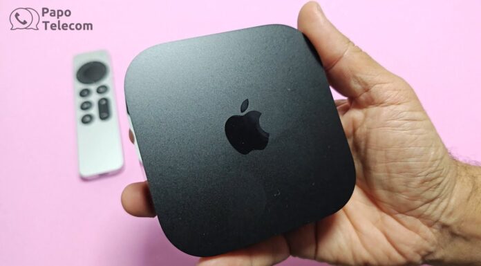 Apple TV 4K A2843 Terceira Geração 128GB com Rede LAN (MN893lZ/A)