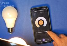 Lâmpada Inteligente Wi-Fi Velds VDS L9WA60BW (luz inteligente colorida por comando alexa)