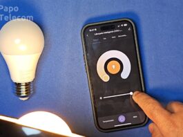 Lâmpada Inteligente Wi-Fi Velds VDS L9WA60BW (luz inteligente colorida por comando alexa)