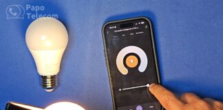 Lâmpada Inteligente Wi-Fi Velds VDS L9WA60BW (luz inteligente colorida por comando alexa)