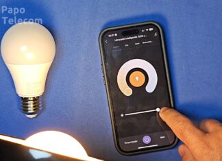 Lâmpada Inteligente Wi-Fi Velds VDS L9WA60BW (luz inteligente colorida por comando alexa)