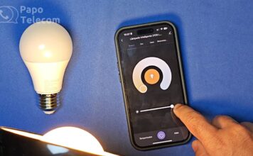 Lâmpada Inteligente Wi-Fi Velds VDS L9WA60BW (luz inteligente colorida por comando alexa)