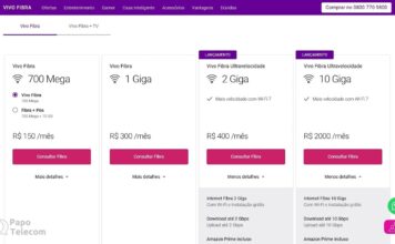 Novos Planos de 2 e 10 Gigas da VIVO Fibra – XGSPON e Redução de Velocidade Bônus