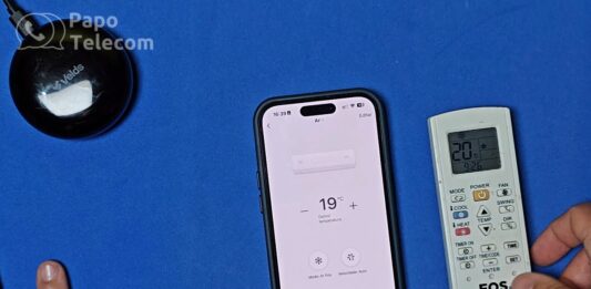 Controle Remoto Wi-Fi inteligente Velds VDSCRBW08 (controle TV, ar condicionado, etc via Alexa)