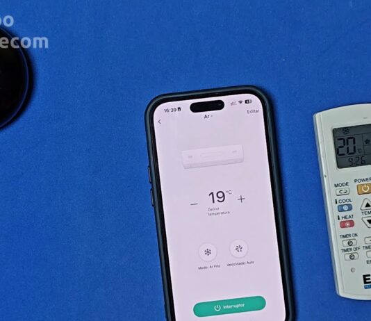 Controle Remoto Wi-Fi inteligente Velds VDSCRBW08 (controle TV, ar condicionado, etc via Alexa)