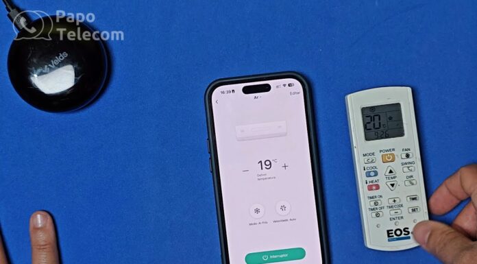 Controle Remoto Wi-Fi inteligente Velds VDSCRBW08 (controle TV, ar condicionado, etc via Alexa)