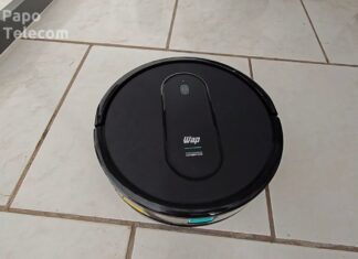 Robô Aspirador WAP W400 com Wi-Fi que Passa Pano no chão (unboxing e testes)