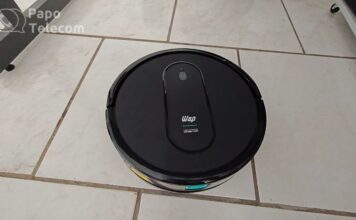 Robô Aspirador WAP W400 com Wi-Fi que Passa Pano no chão (unboxing e testes)