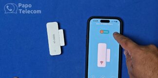 Sensor de abertura de Porta, Janela e Gavetas Wi-Fi inteligente Velds VDS SWPJ