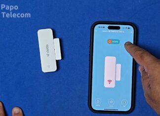 Sensor de abertura de Porta, Janela e Gavetas Wi-Fi inteligente Velds VDS SWPJ