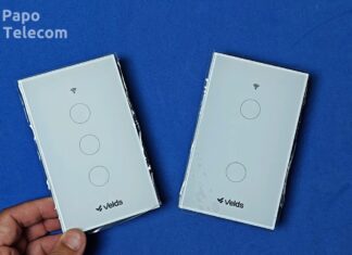 interruptor de luz wi-fi inteligente Velds – touch branco VDS-ILBW-2B-3B (ligue luzes via alexa)