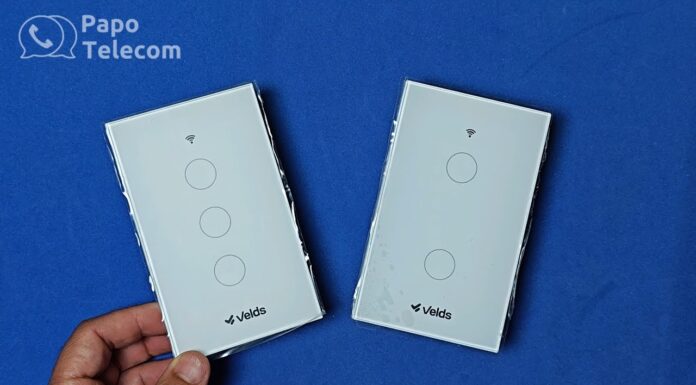 interruptor de luz wi-fi inteligente Velds – touch branco VDS-ILBW-2B-3B (ligue luzes via alexa)