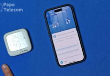 Sensor de Temperatura e Umidade Wi-Fi inteligente Velds VDS STUBW – Ligue o Ar se estiver quente