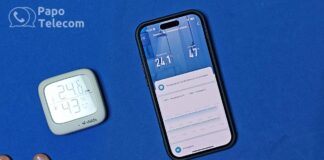 Sensor de Temperatura e Umidade Wi-Fi inteligente Velds VDS STUBW – Ligue o Ar se estiver quente