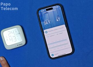 Sensor de Temperatura e Umidade Wi-Fi inteligente Velds VDS STUBW – Ligue o Ar se estiver quente