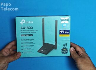 Adaptador USB Wi-Fi 6 AX Tp-Link TX20U Plus