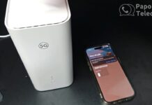 Roteador 5G Huawei H153-381 com Wi-Fi 6 (testando chip Vivo 4G e 5G)